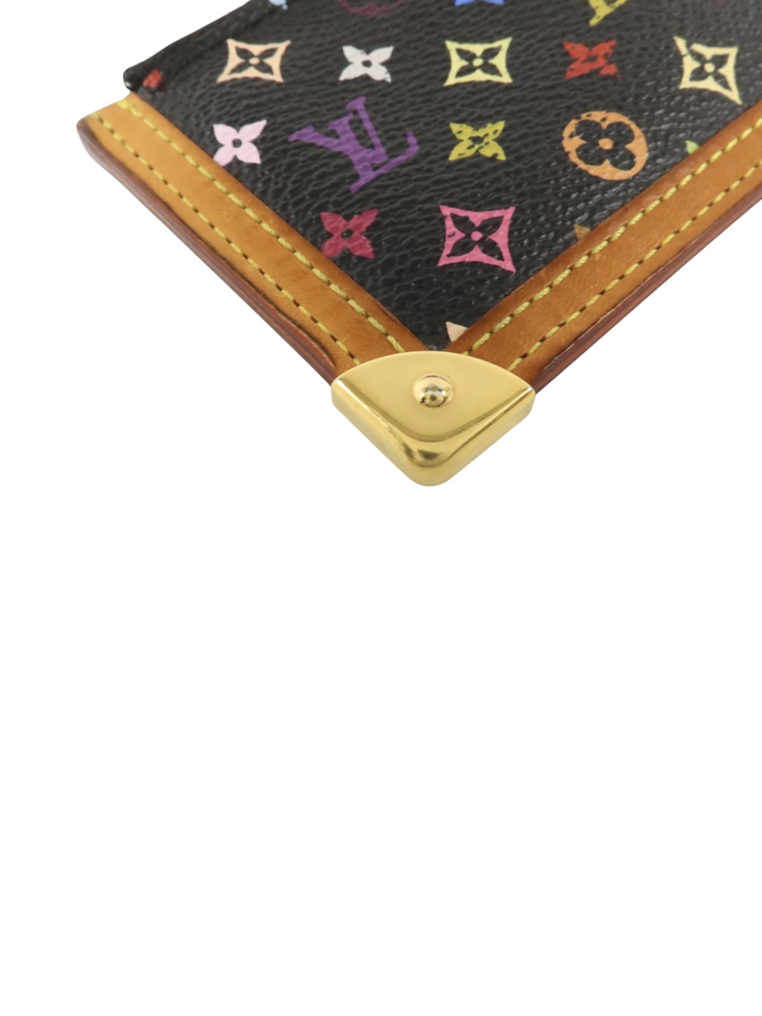 Louis Vuitton Black Multicolor Key Cles