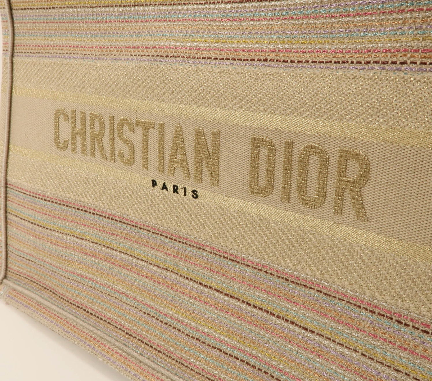 Christian Dior Medium Multicolor Book Tote