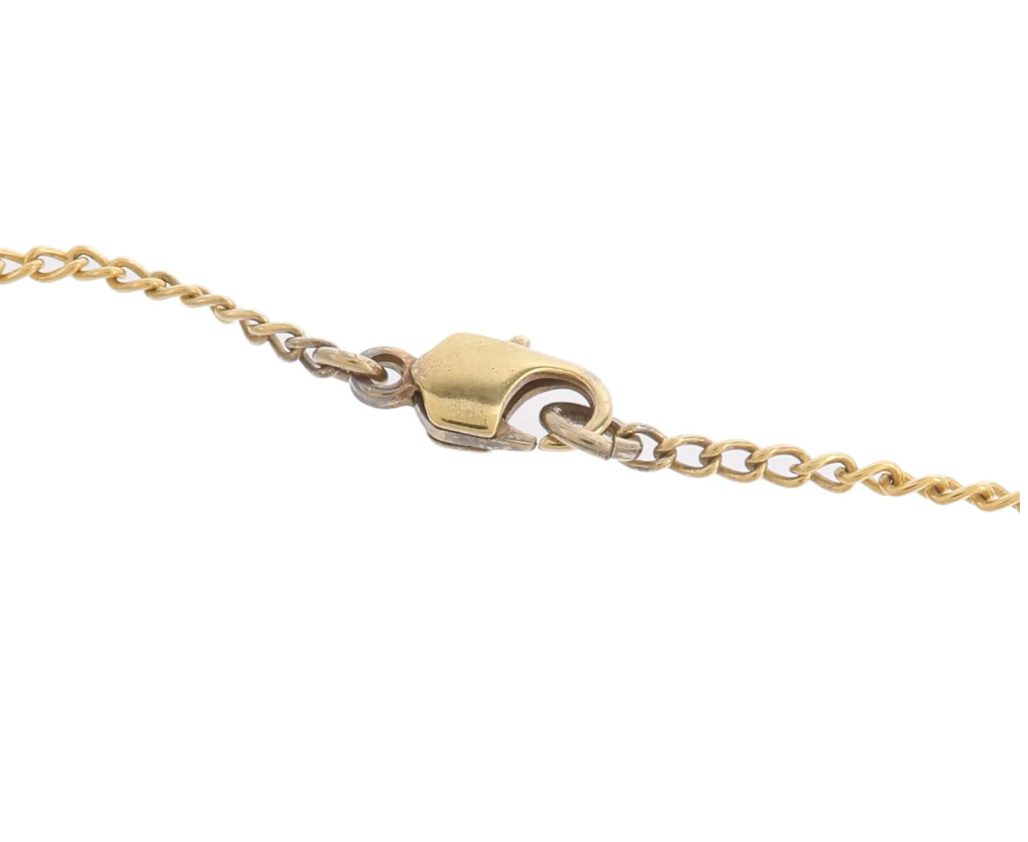 Chanel Vintage CC Pink Rhinestone Heart Necklace