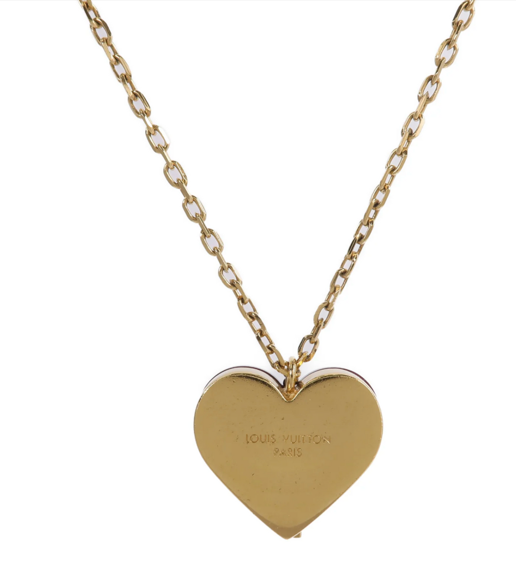 Louis Vuitton Lock Me Heart Necklace