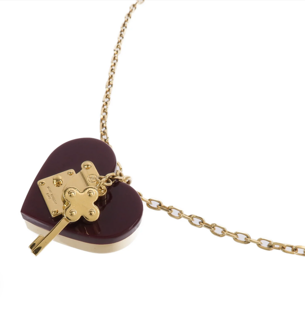 Louis Vuitton Lock Me Heart Necklace