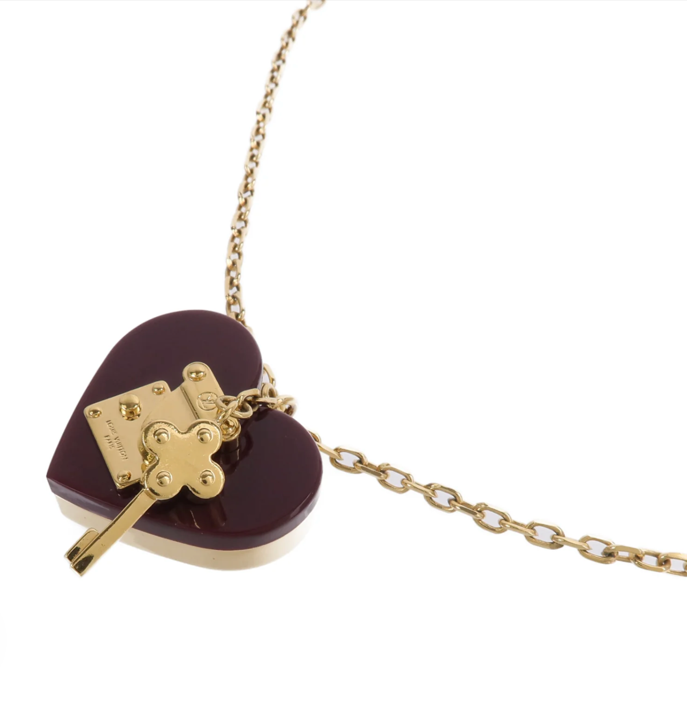 Louis Vuitton Lock Me Heart Necklace