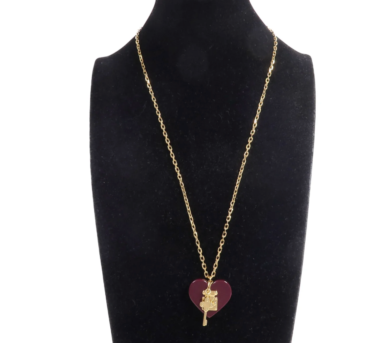 Louis Vuitton Lock Me Heart Necklace
