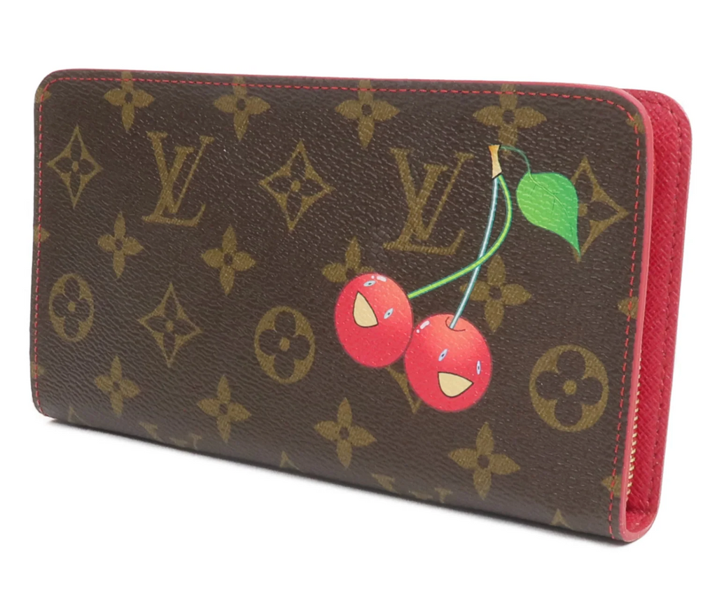 Louis Vuitton x TM Monogram Cherry Porte Monnaie Zip Wallet