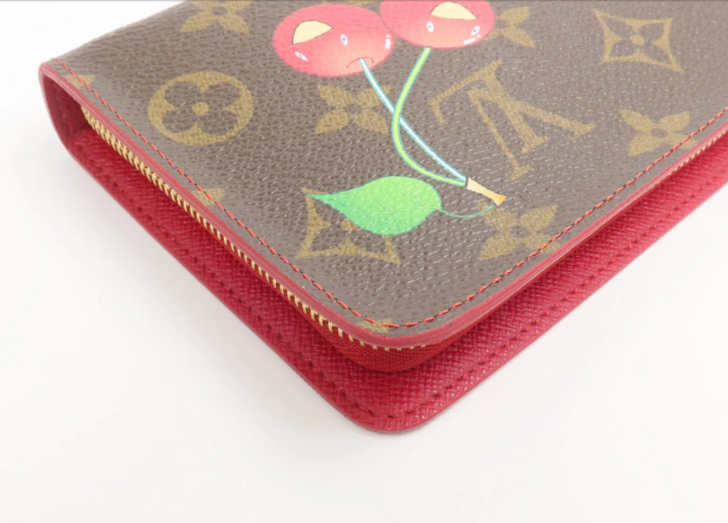 Louis Vuitton x TM Monogram Cherry Porte Monnaie Zip Wallet