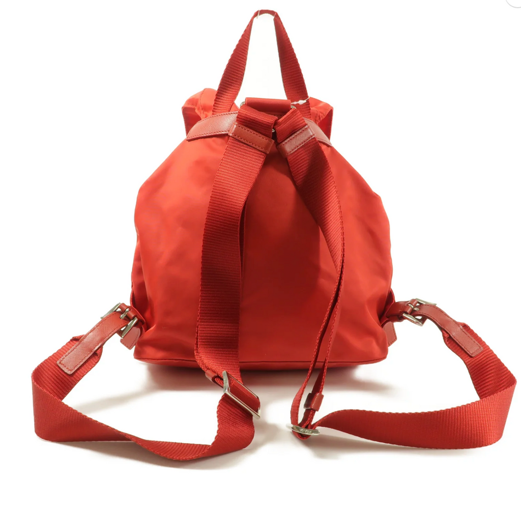 Prada Tessuto Nylon Double Pocket Backpack