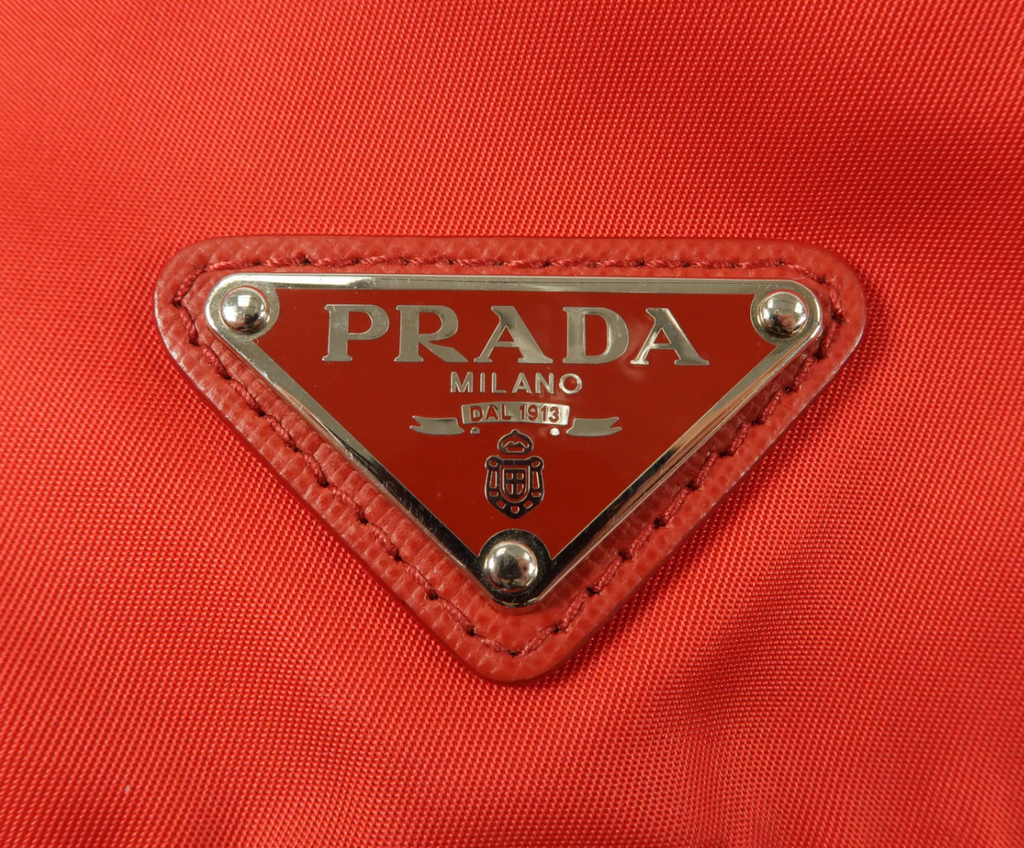 Prada Tessuto Nylon Double Pocket Backpack