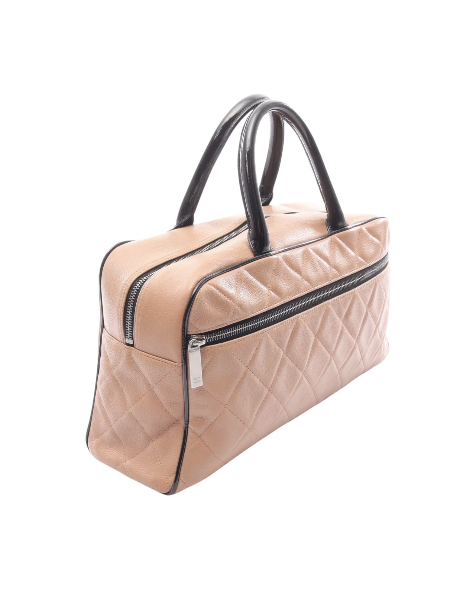 Chanel Matelasse Caviar Bowling Bag