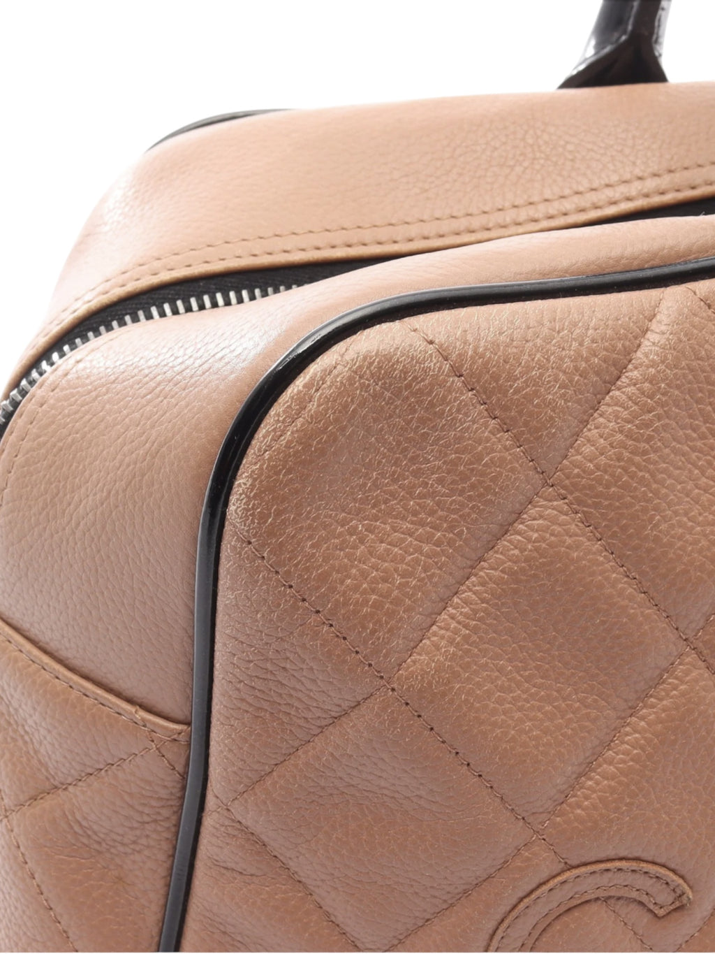 Chanel Matelasse Caviar Bowling Bag