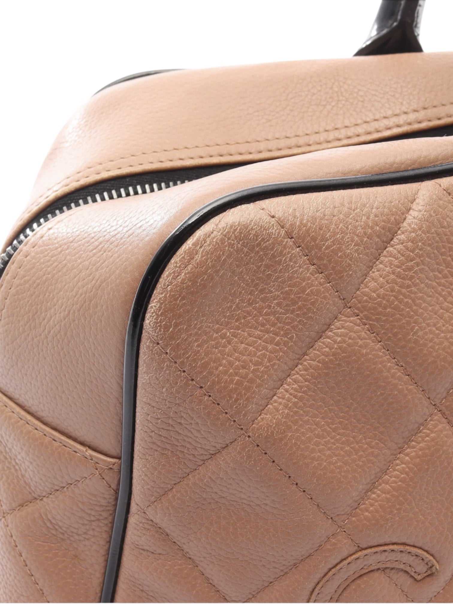 Chanel Matelasse Caviar Bowling Bag