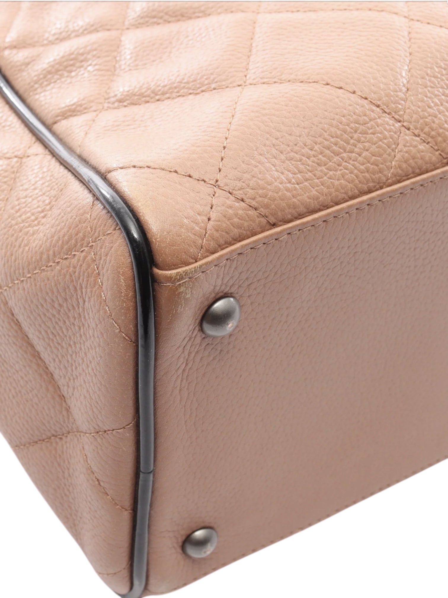 Chanel Matelasse Caviar Bowling Bag