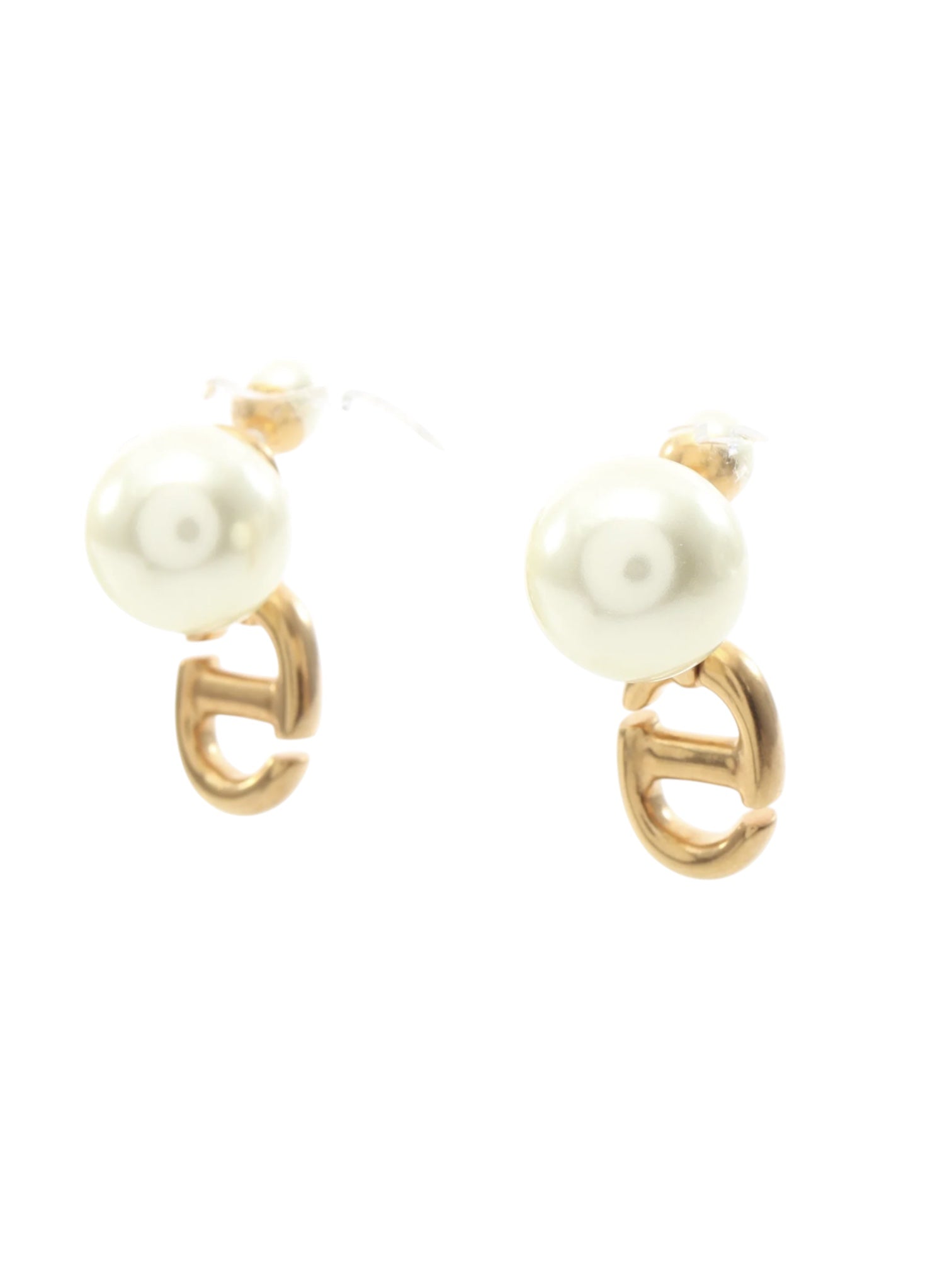Christian Dior Tribal CD Logo Earrings