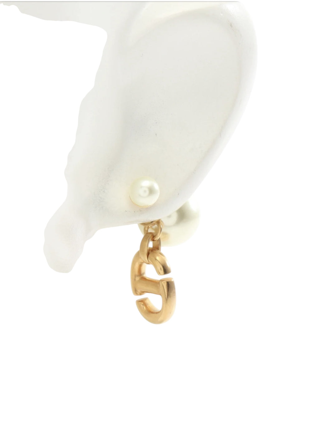 Christian Dior Tribal CD Logo Earrings