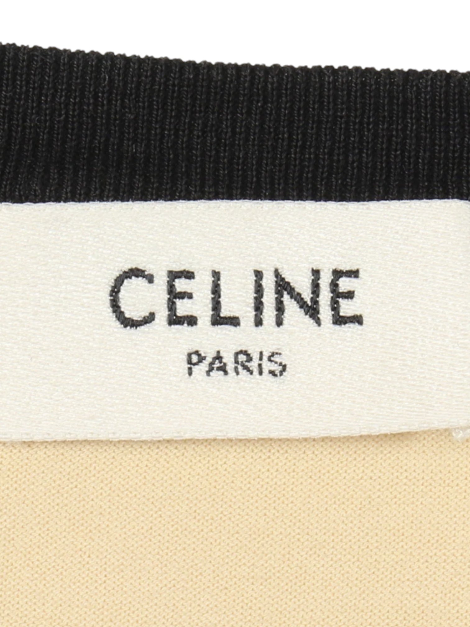 Celine Triomphe Ringer T Shirt