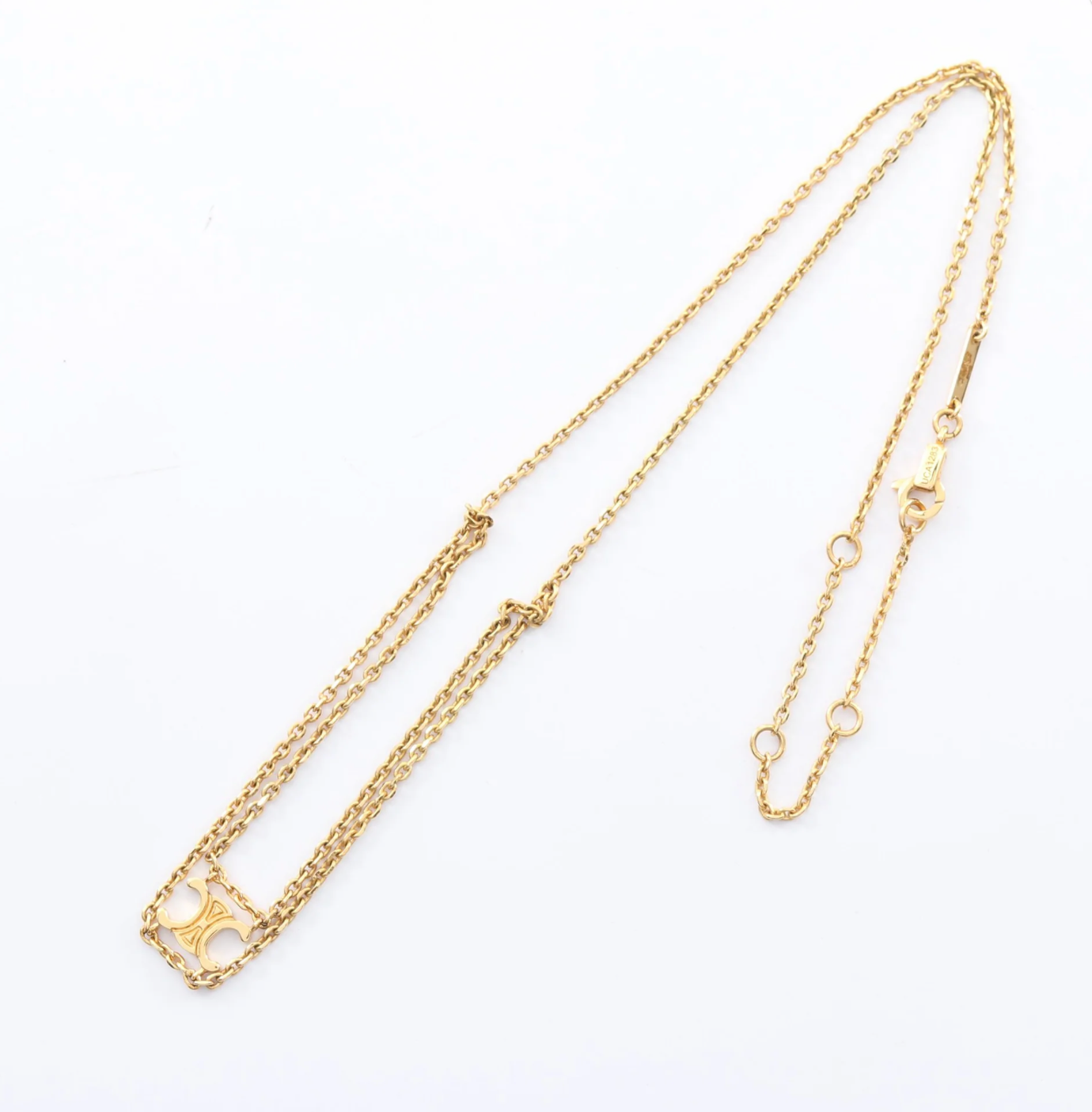 Celine Triomphe Suspended Necklace