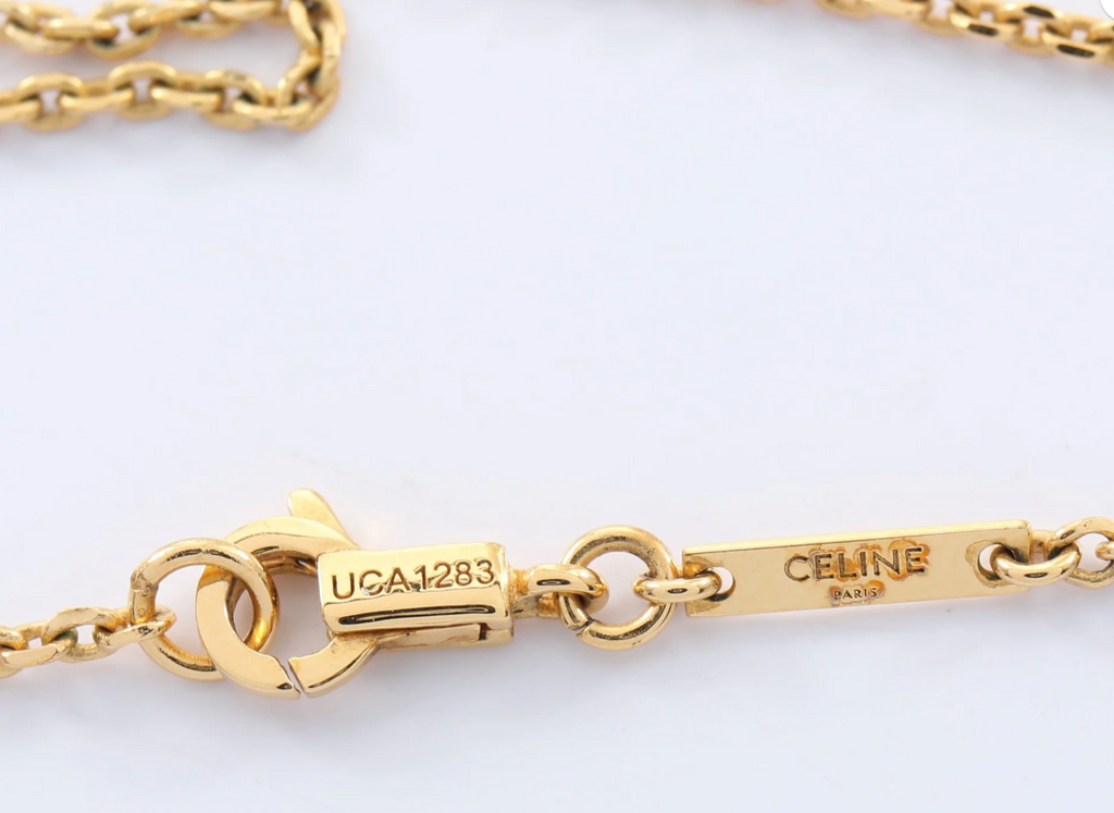 Celine Triomphe Suspended Necklace