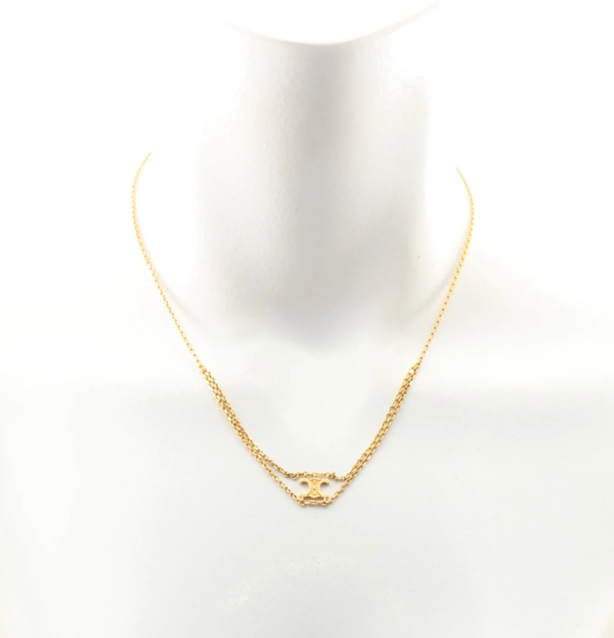 Celine Triomphe Suspended Necklace