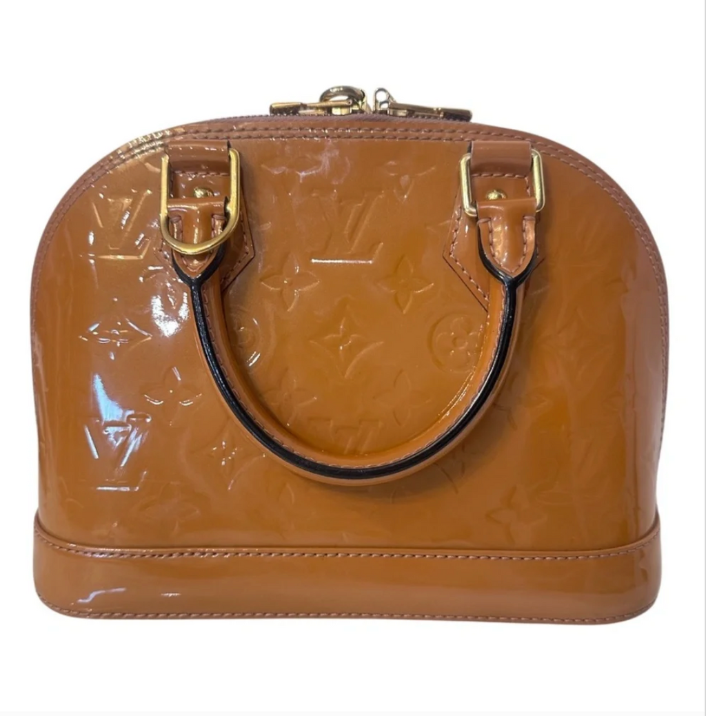 Louis Vuitton Alma BB Vernis Rose Velours