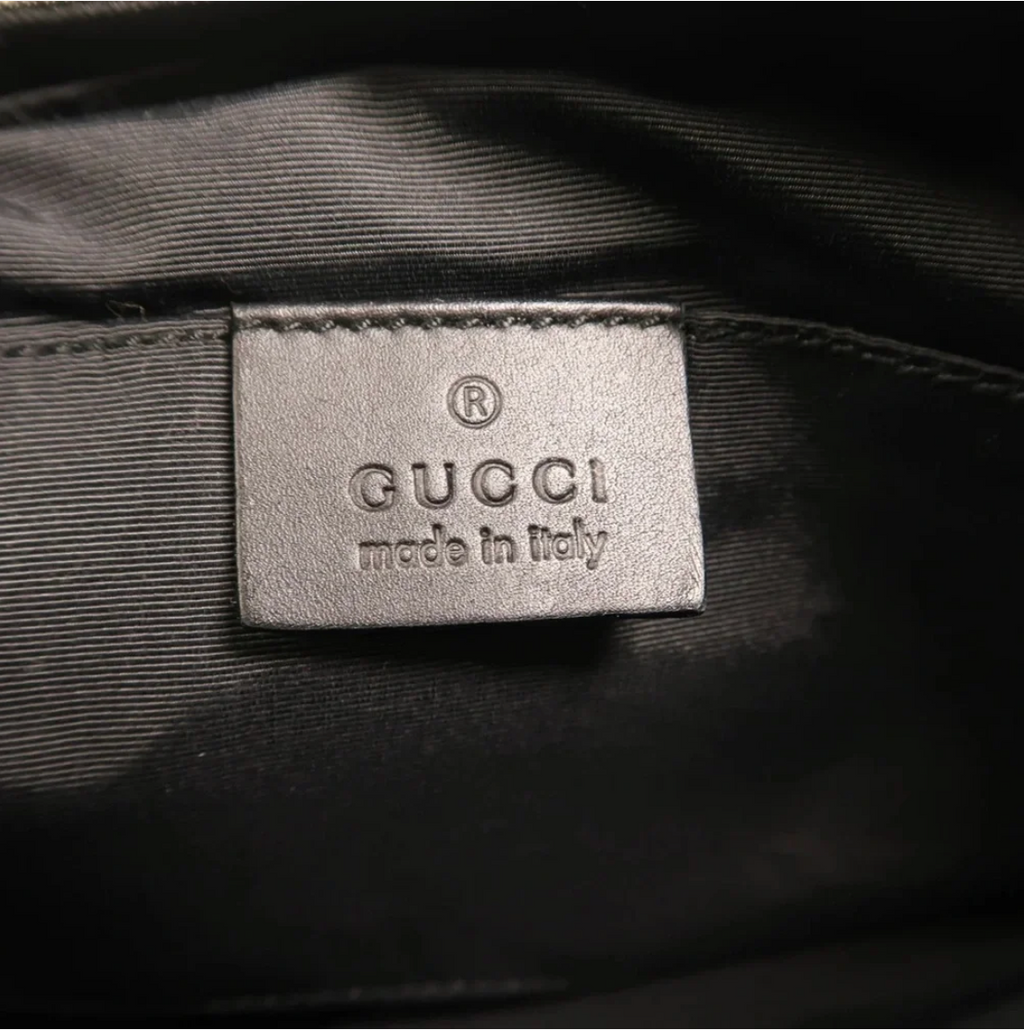 Gucci GG Black Denim Shoulder Bag