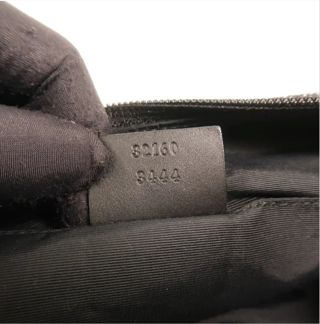 Gucci GG Black Denim Shoulder Bag