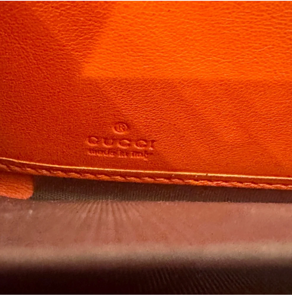 Gucci GG Supreme Ribbon Zippy Wallet