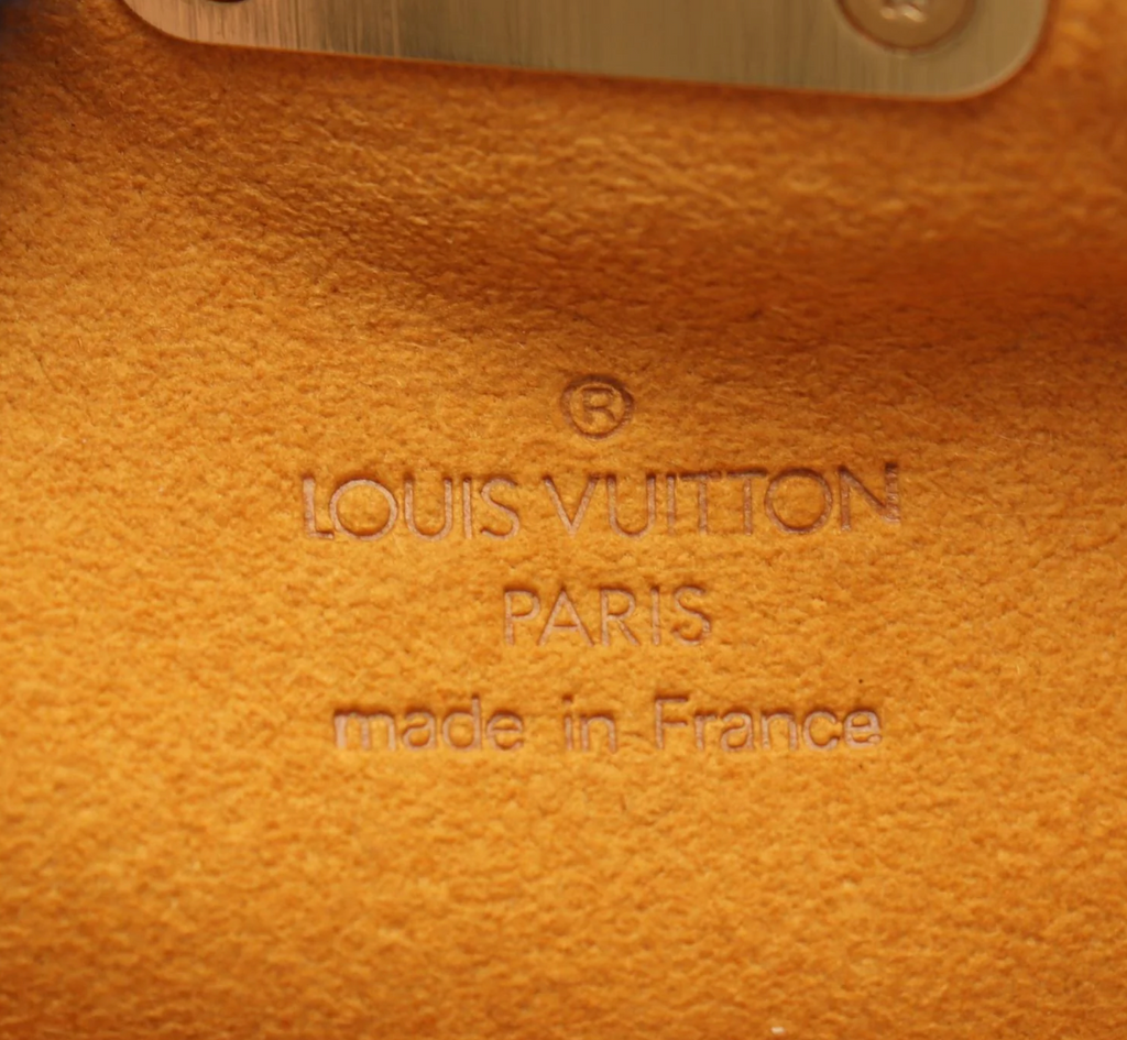 Louis Vuitton Denim Pochette Plat Clutch