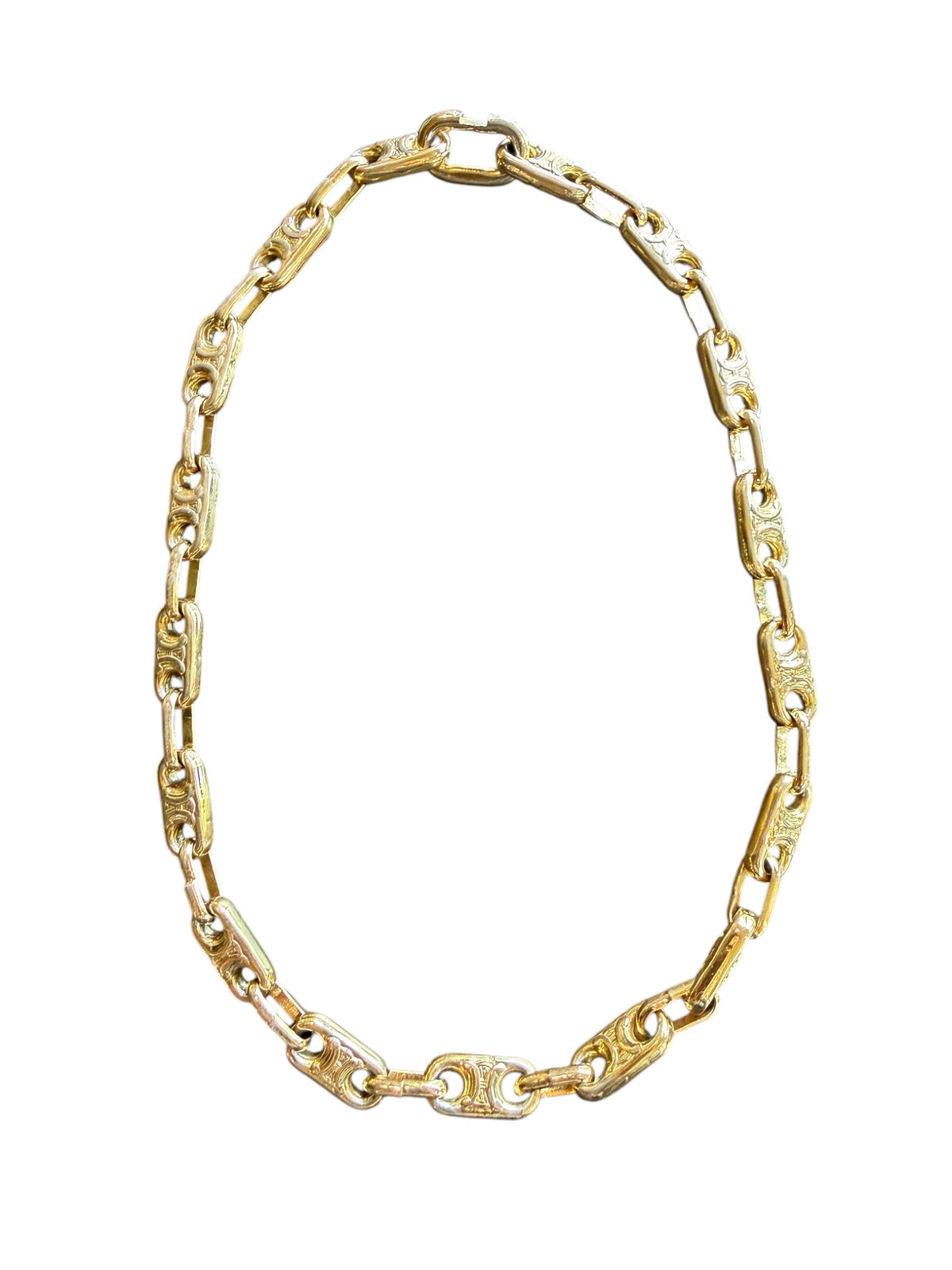 Celine Triomphe Link Necklace
